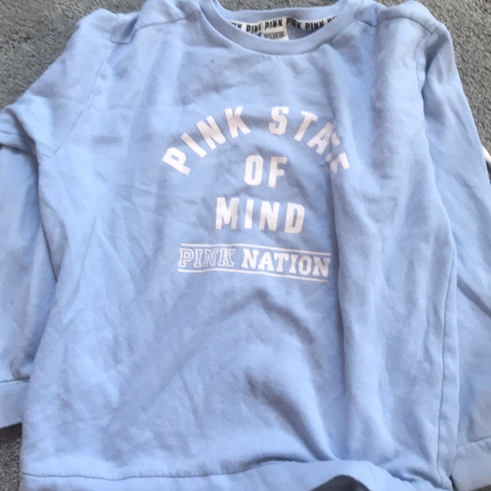 Pink vs crew neck